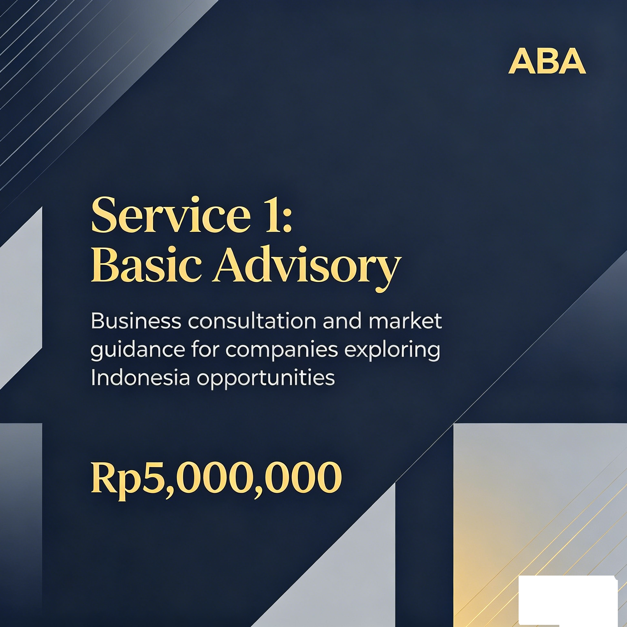 Service 1: Basic Advisory